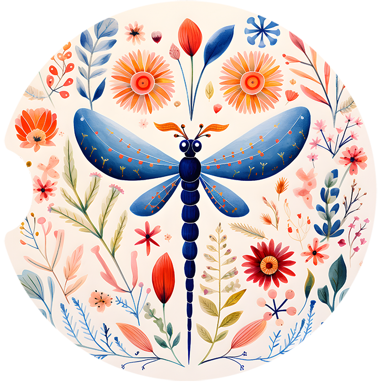 Dragonfly - Car coaster