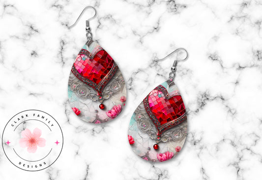 Heart earrings