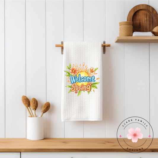 Welcome Spring - towel