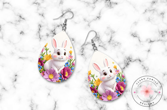 Easter bunny - earrings