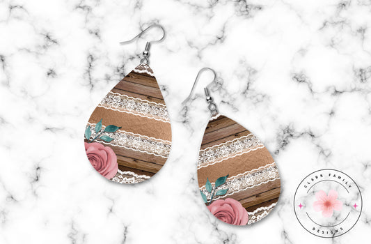 Floral - earrings