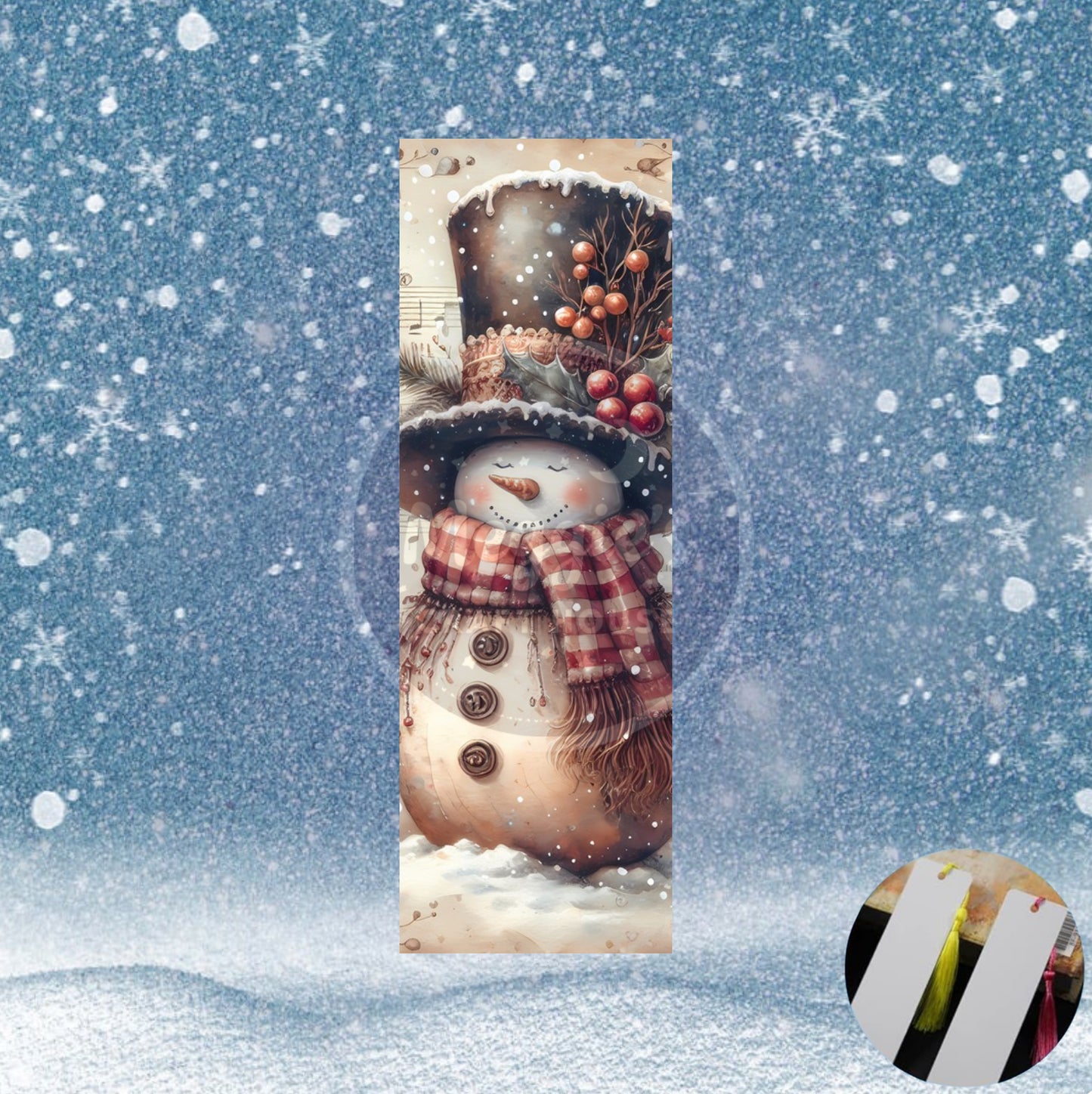 Harmonious Frostbite Bookmark