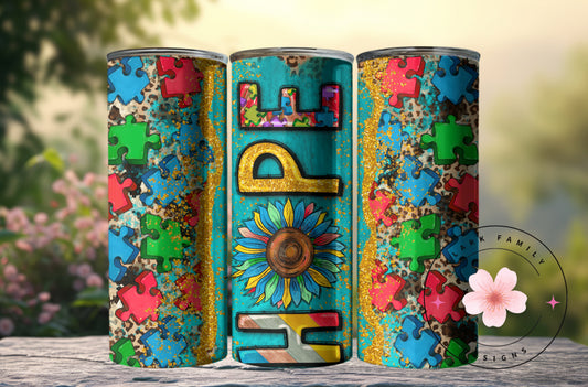 Autism Awareness Hope - Tumbler