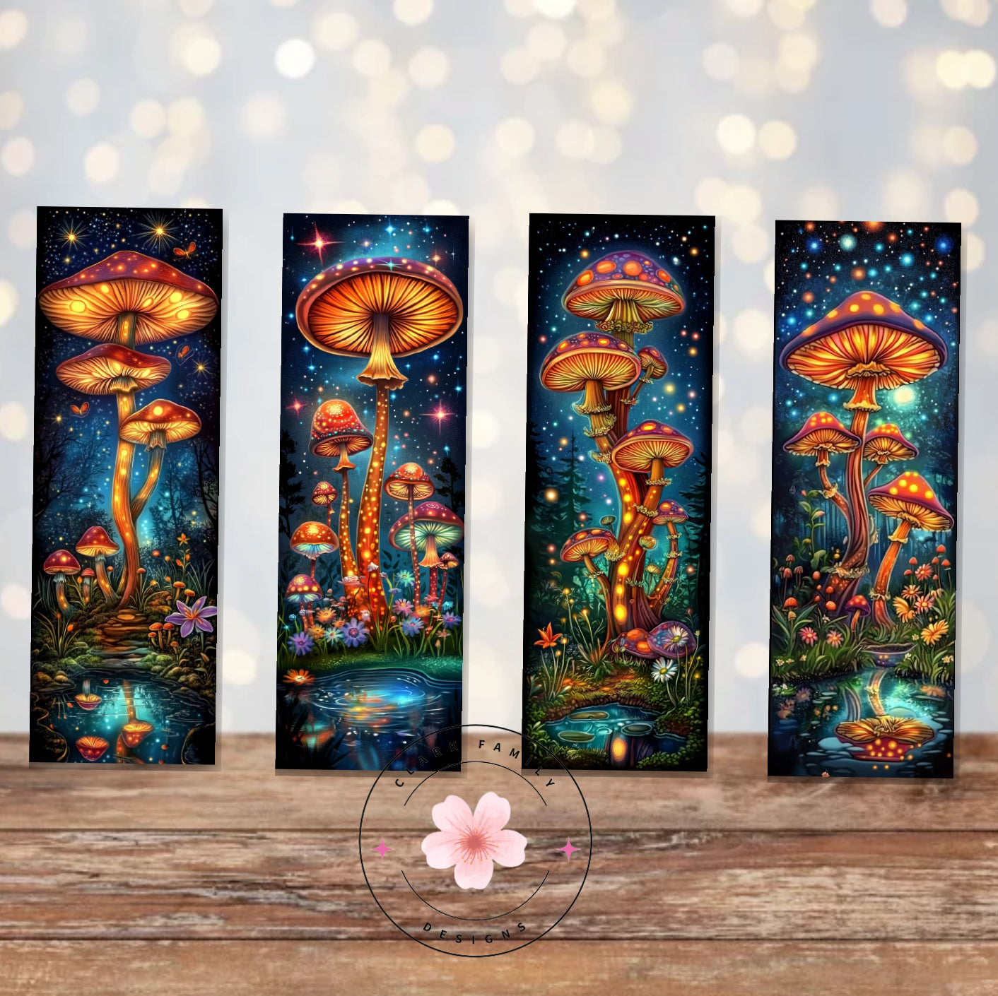 Fantasy mushrooms - Bookmarks