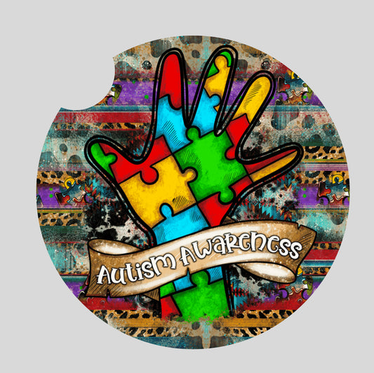 Autism Awareness - Car coaster