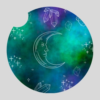 Mystic blue green - Car coaster