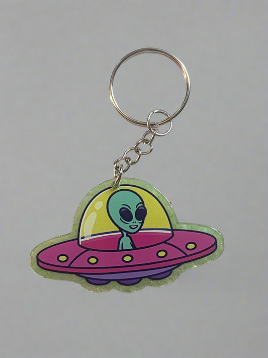 Alien flatback - Keychain
