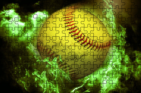Neon baseball - Puzzle