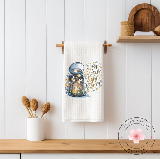 Let your light bloom - towel