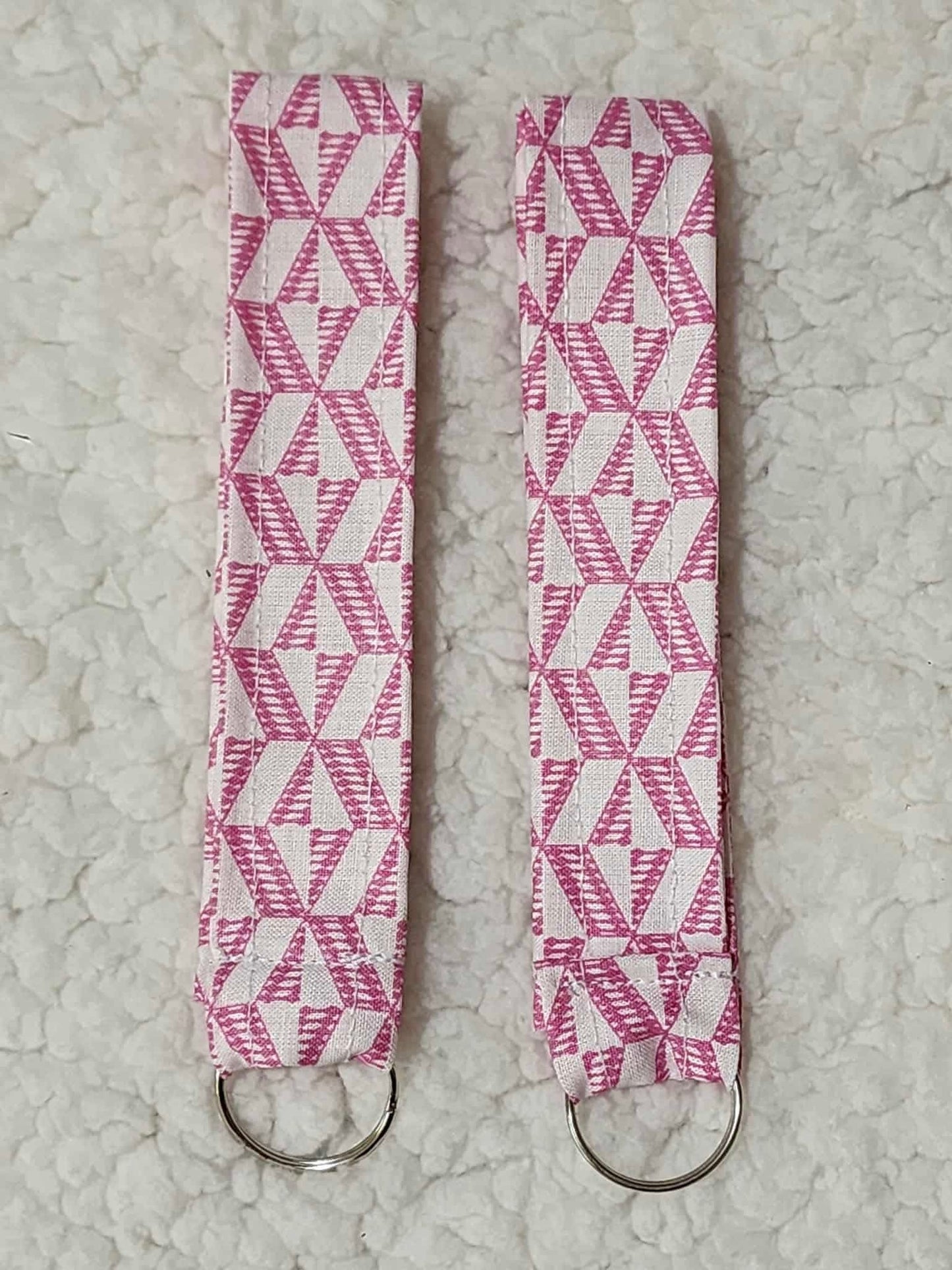 Pink Prism Wristlet Keychain