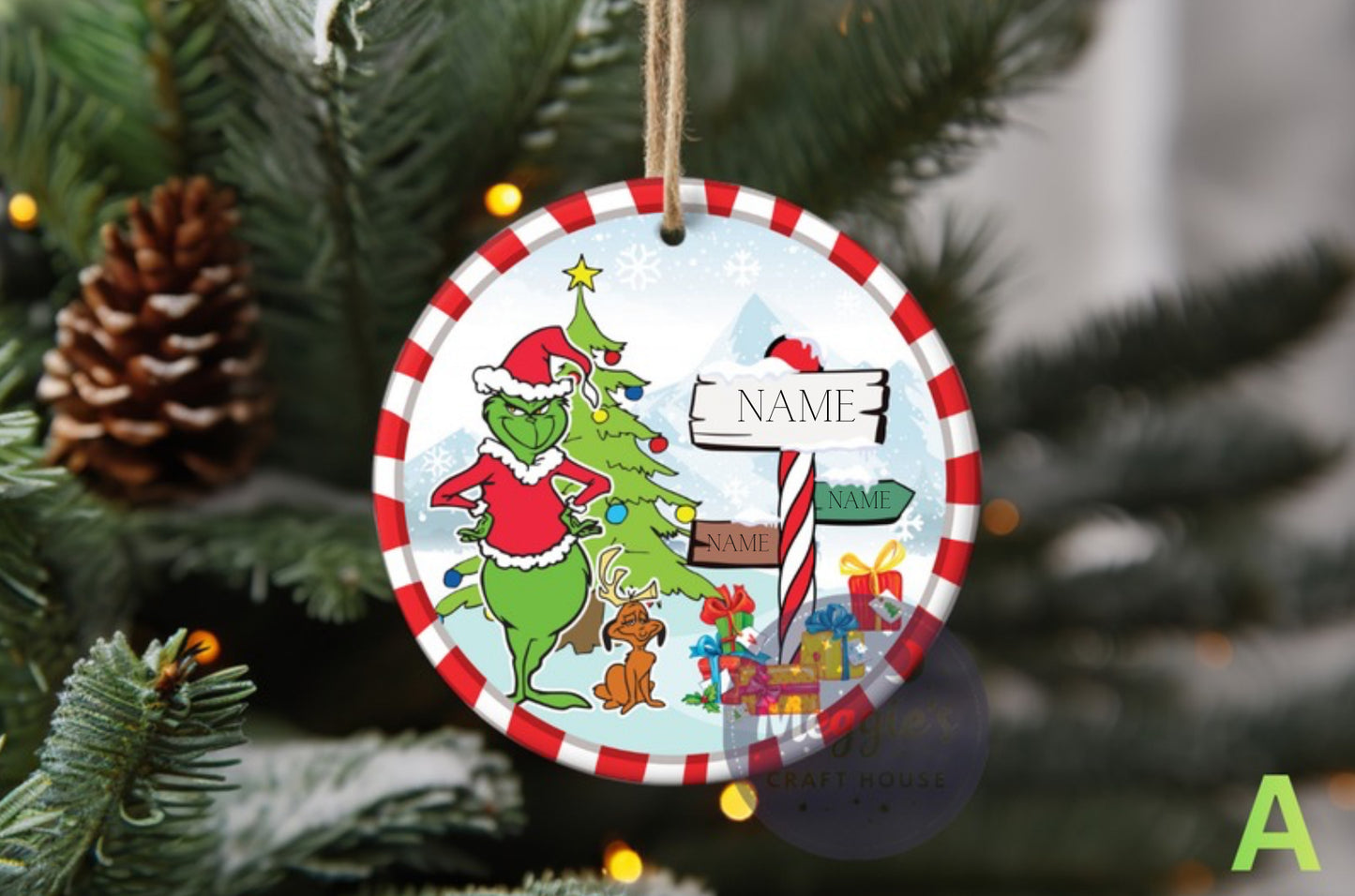 The Grinchlings Family Collection – Choose Your Family Size Ornament