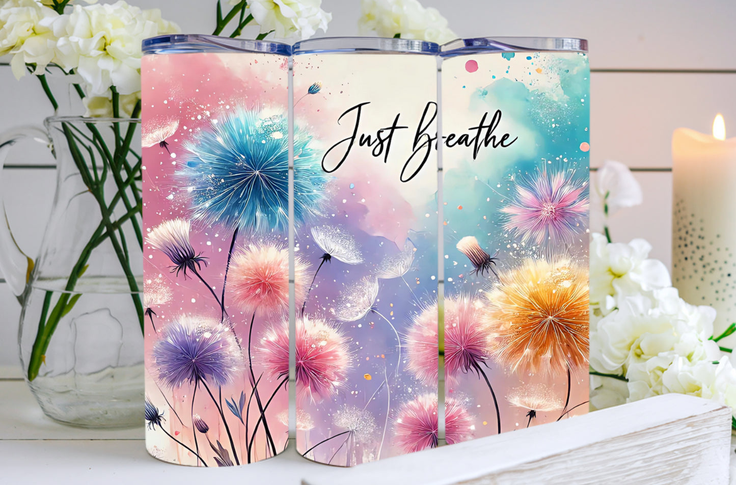 Just Breathe Tumbler