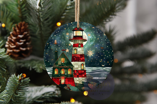 Starlit Shores & Cozy Doors Ornament