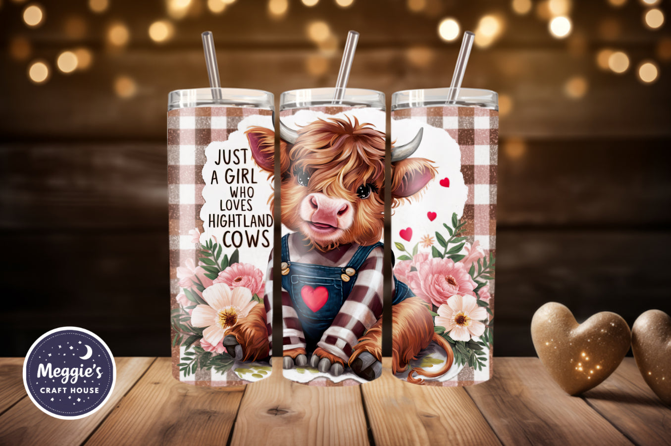 Just A Girl & Her Cow HC Tumbler