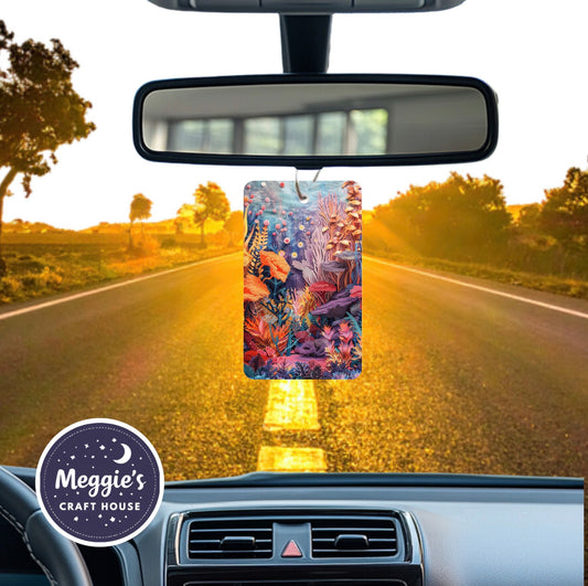 Coral Dreamscape Car Freshner