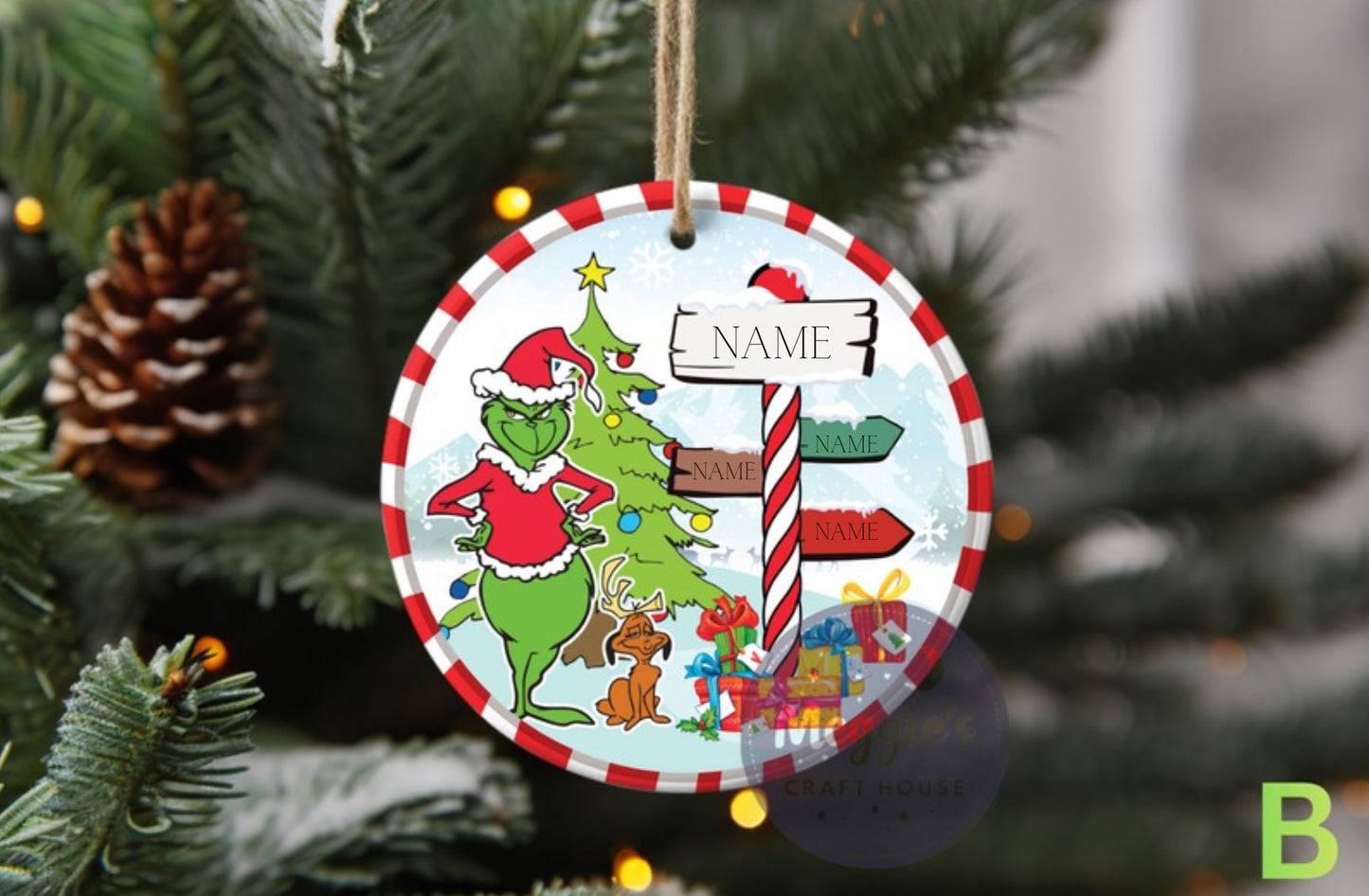 The Grinchlings Family Collection – Choose Your Family Size Ornament