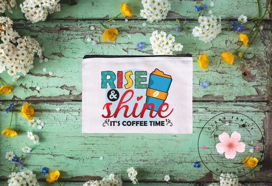 Rise and shine it’s coffee time - canvas bag
