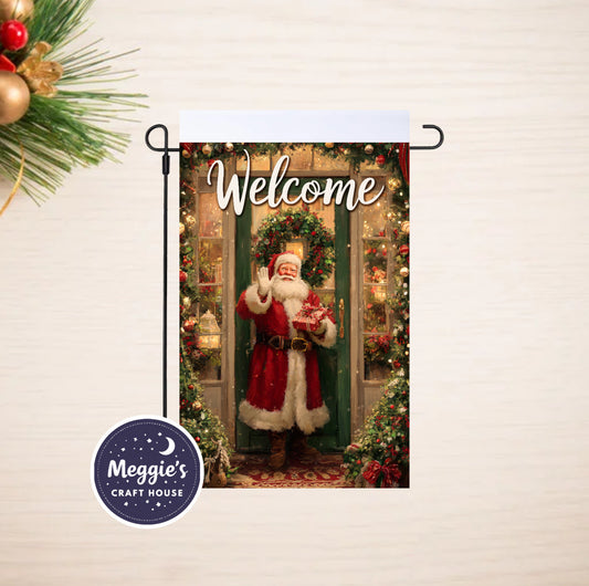 Jingle Bell Welcome Garden Flag