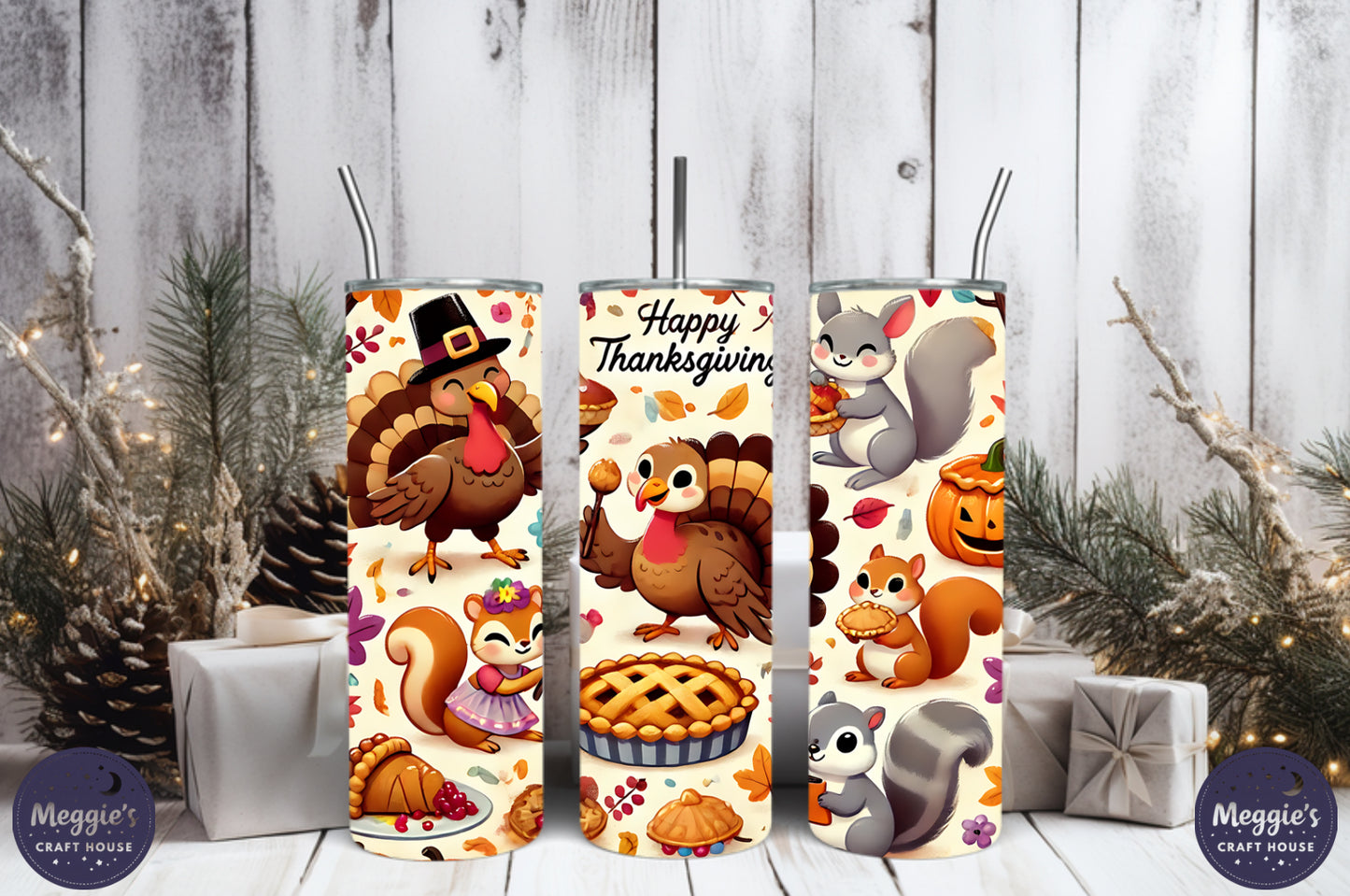 Happy Thanksgiving Tumbler