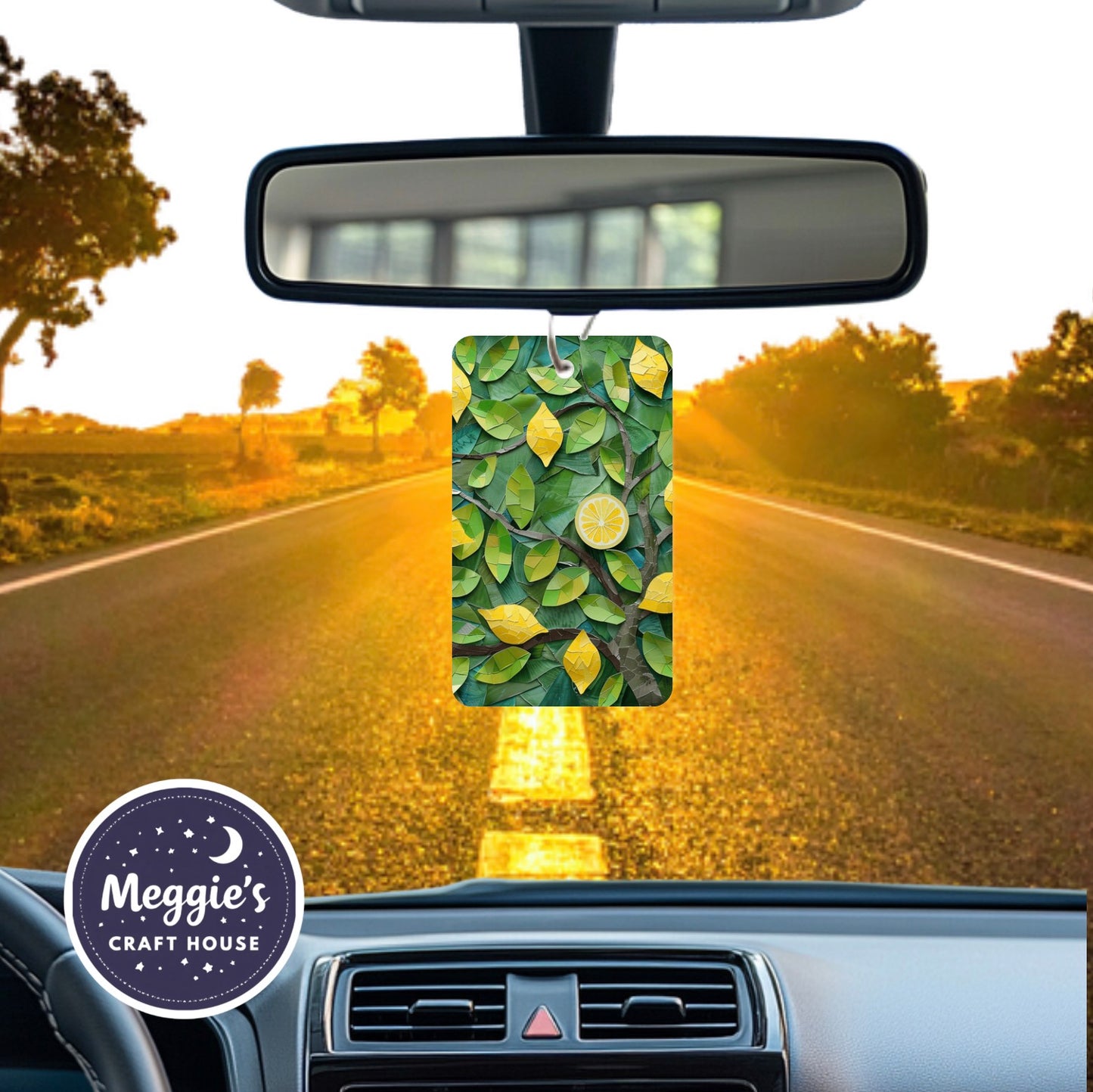 Lemon Leaf Bliss Car Freshner