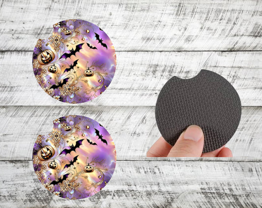 Mystic Mischief Car Coasters