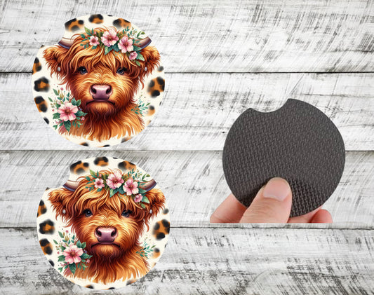 Spotted Sass & Pasture Class Car Coasters