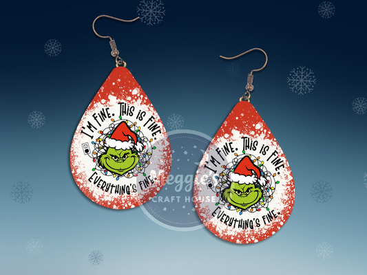 I’m Fine. This Is Fine. Everything Is Fine. Earrings
