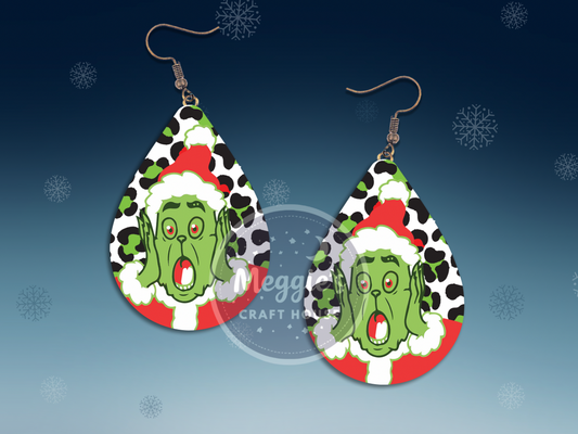 Grinchin’ In Disbelief Earrings