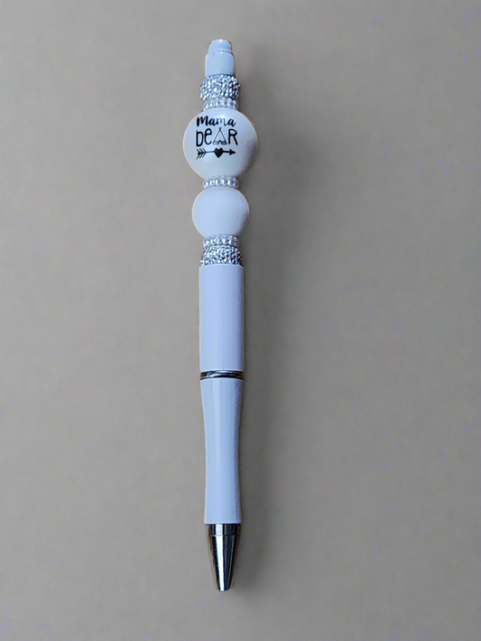 Mama bear -  Beaded pen