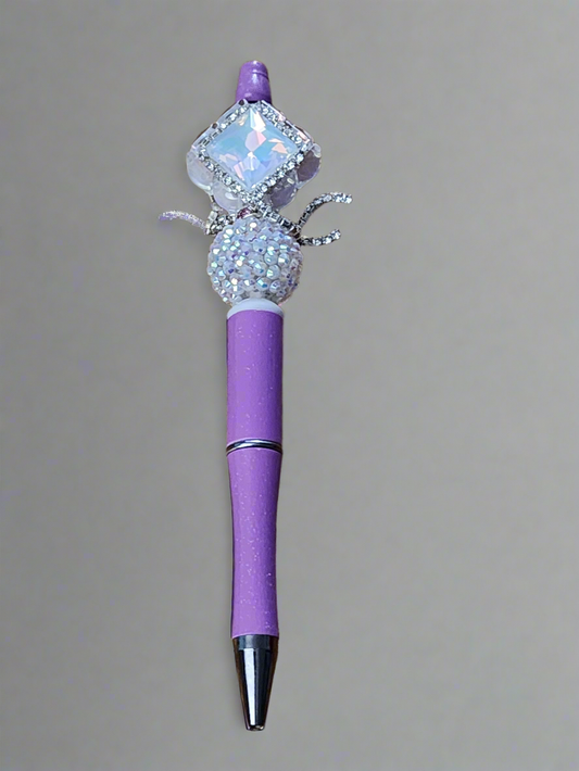 Diamond dangles - Beaded pen
