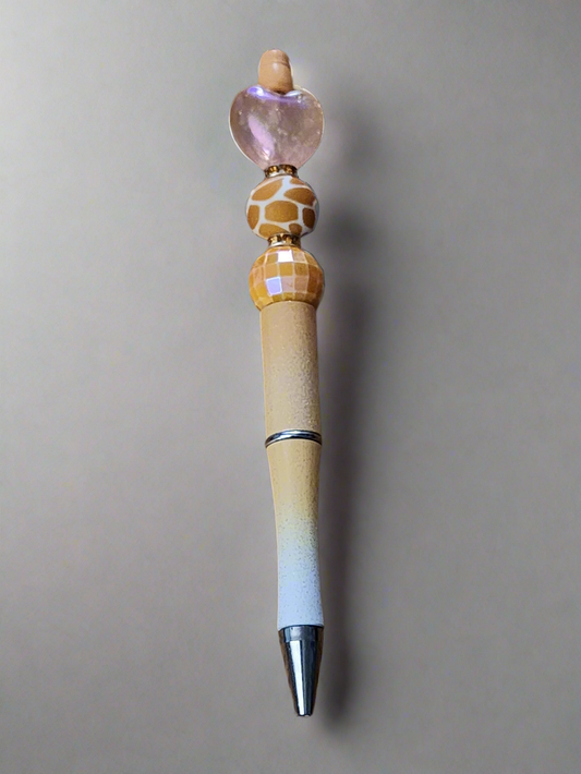 Heart - Beaded pen