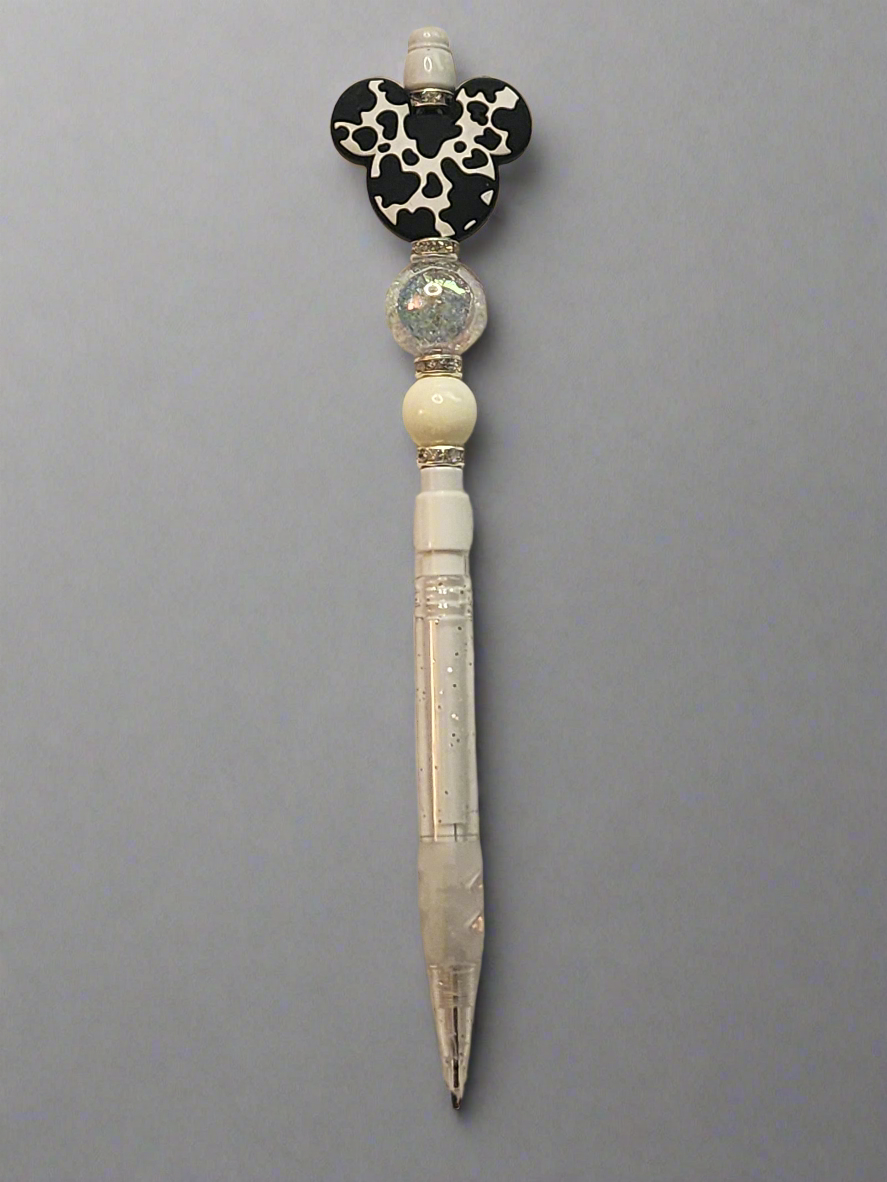 Mickey cow print - Beaded pencil
