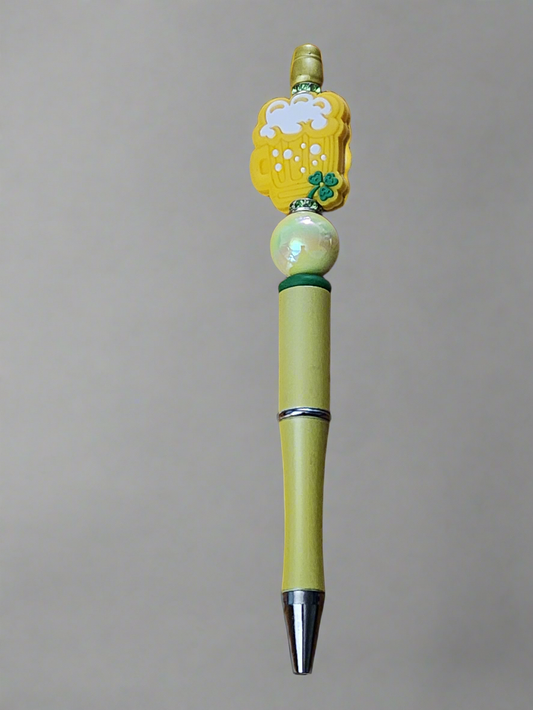 St Patricks Day - Beaded pen