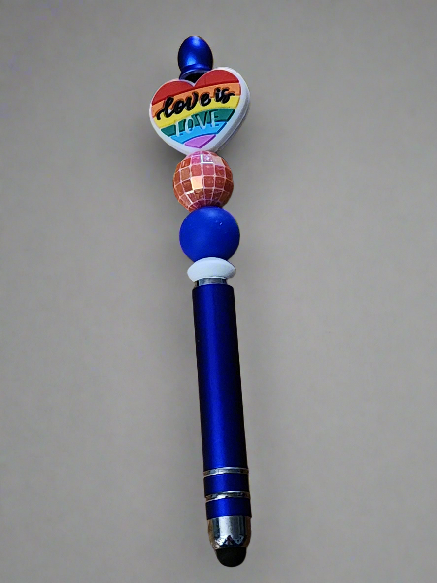 Love is love - Beaded stylus