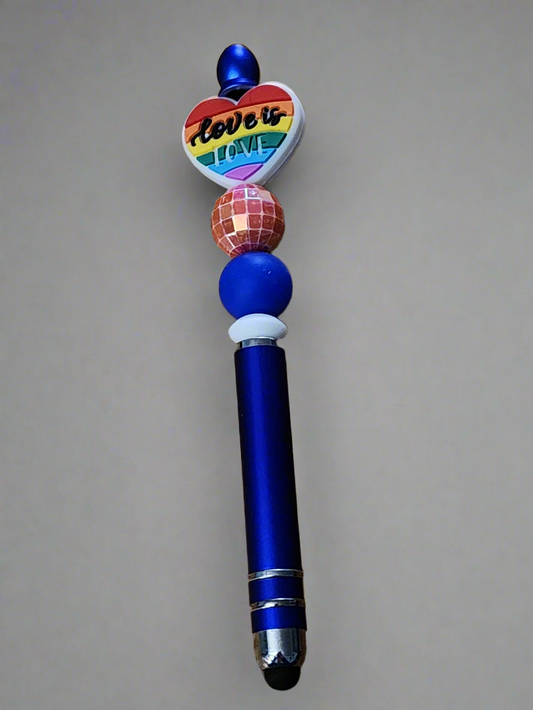 Love is love - Beaded stylus