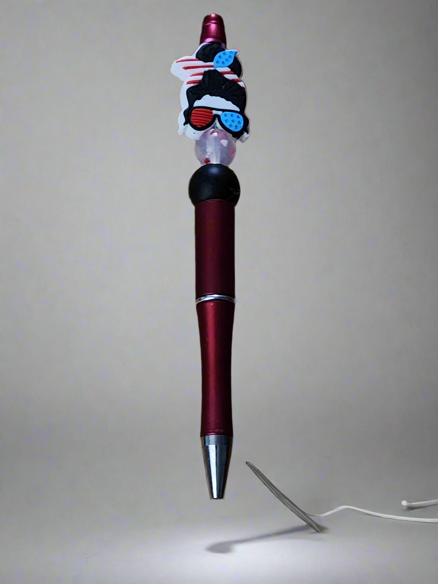 USA Mama - Beaded pen