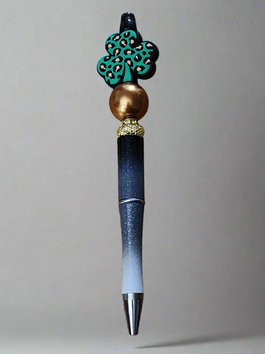 St Patricks Day- Beaded pen