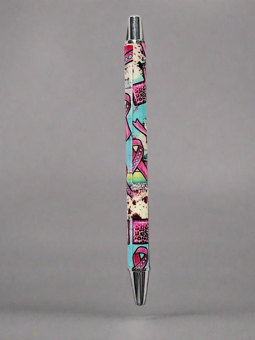 Breast cancer theme - UV wrap pen