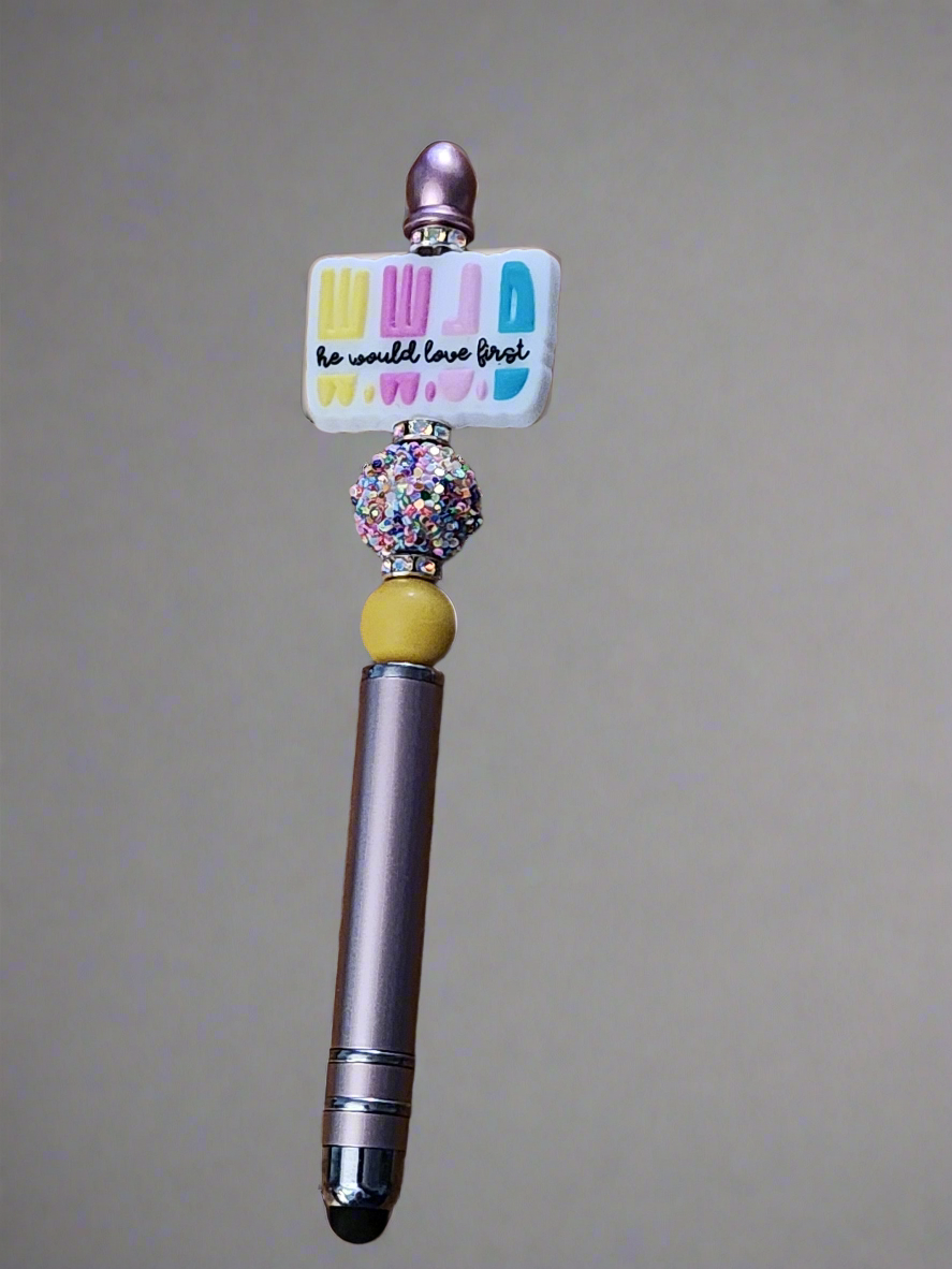 WWJD - Beaded stylus