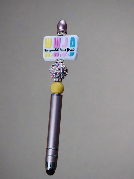 WWJD - Beaded stylus