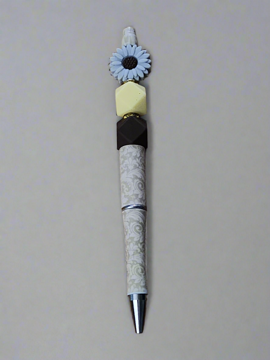 Floral -  Beaded pen