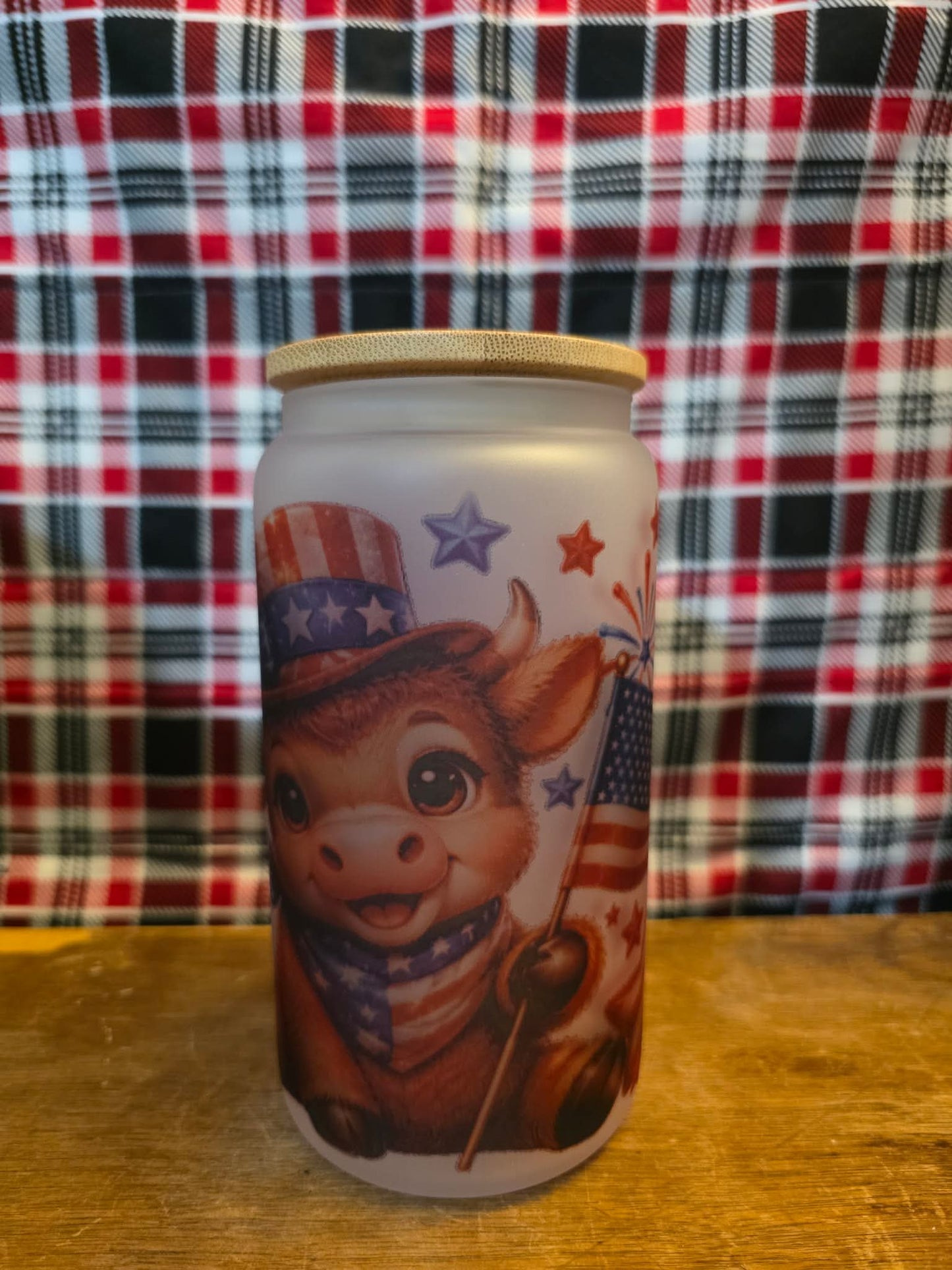 4th of July Highland Cow