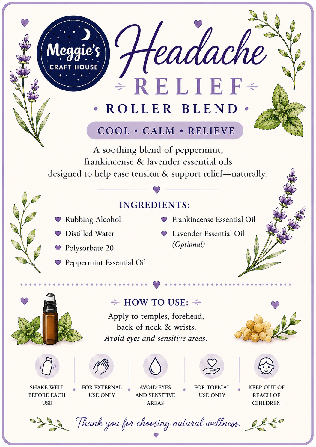 Headache Relief Roller Blend