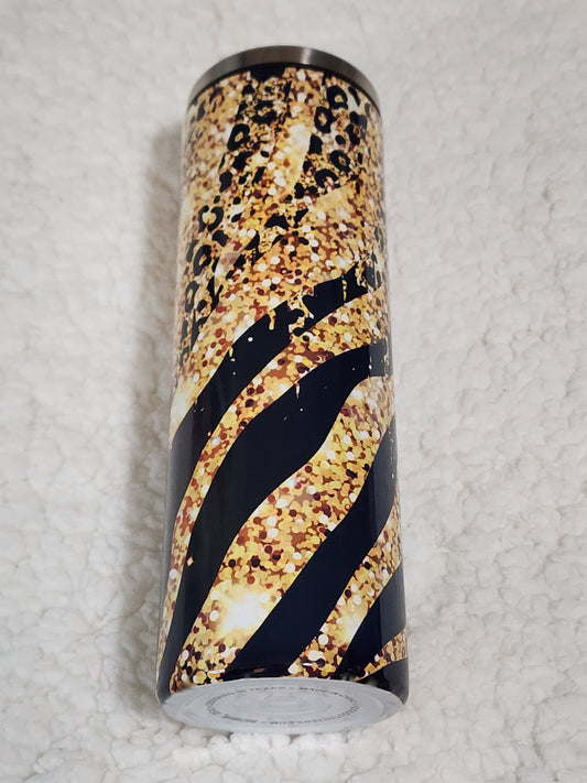 Black snd gold tumbler