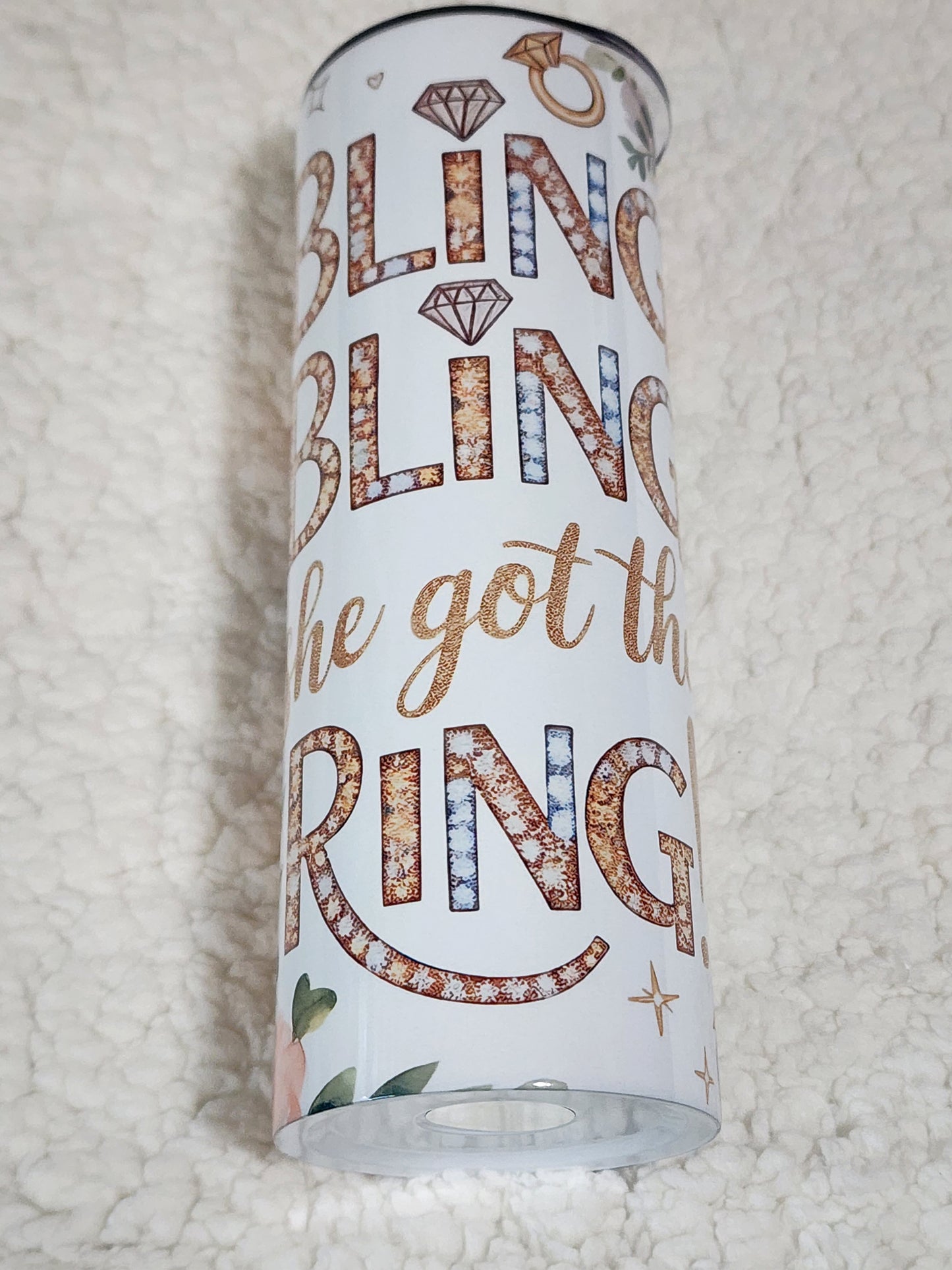 Bling bling she's got the ring tumbler