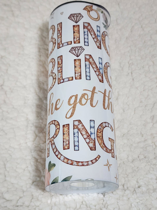 Bling bling she's got the ring tumbler