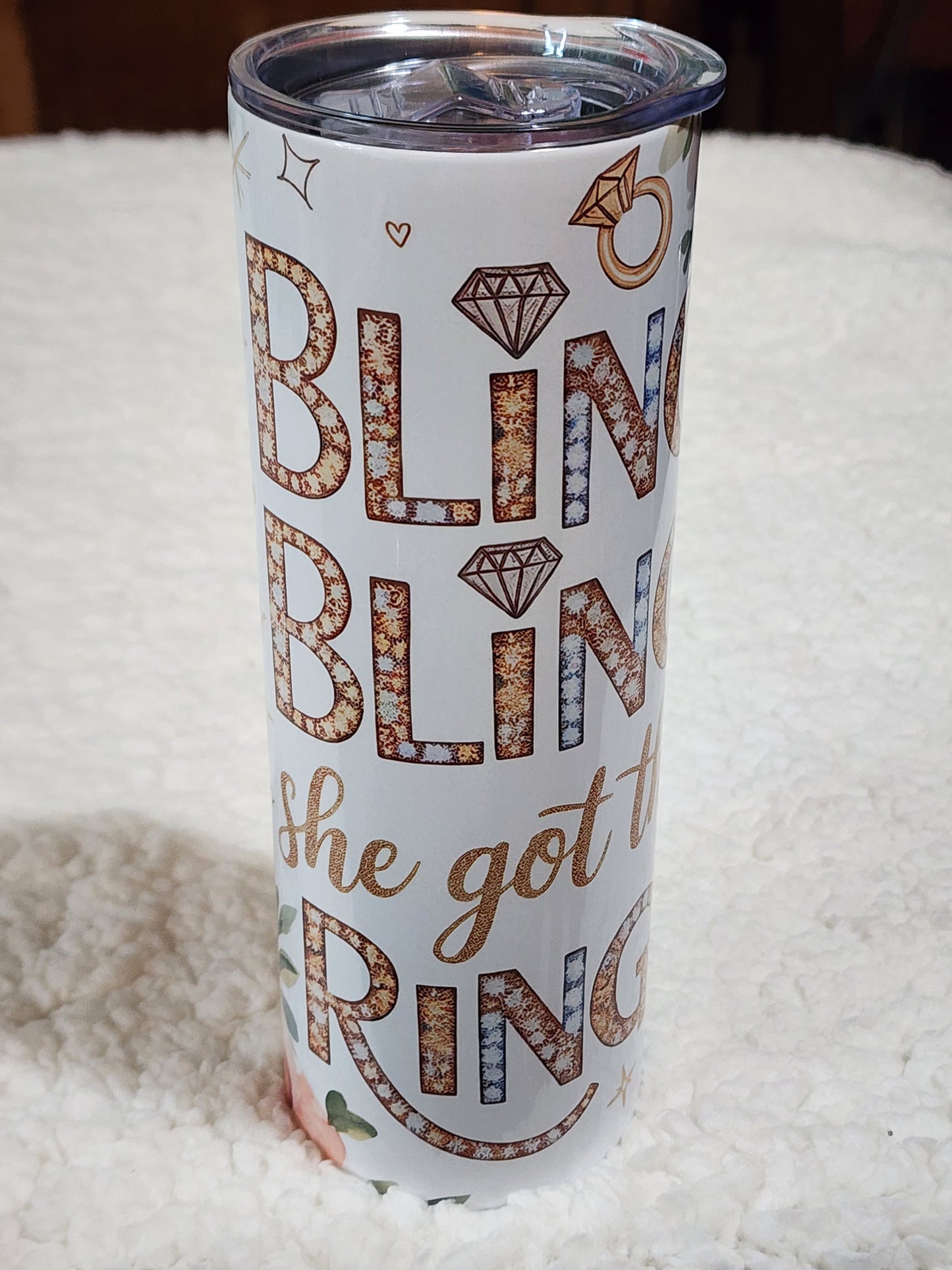 Bling bling she's got the ring tumbler