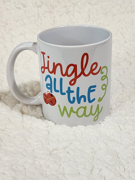 Jingle all the way mug